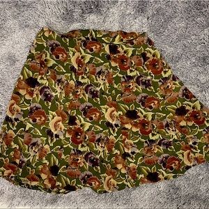 BIA vintage flower pattern skirt